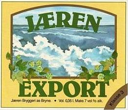 Etikett til Eksportølet til Jærens bryggeri