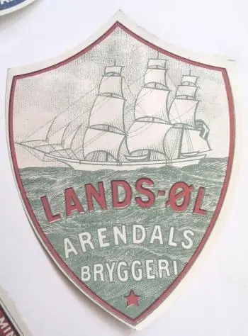 Arendals Bryggeri Landsøl fra 1931