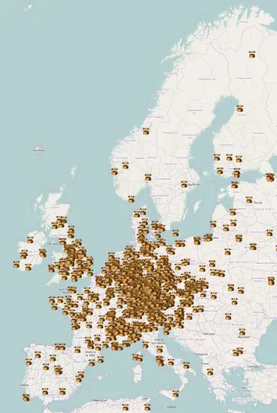 Open Brewpub Map februar 2015